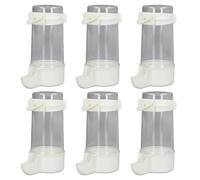 TOPINCN 6pcs Automatic Bird Water Dispenser, Bird Hanging Feeder Spill Proof with Automatic Water Supply Drinker Bottle for Pet Parrots Budgies Cockatiels (200ml)