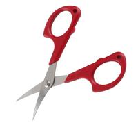 TOPINCN 6pcs Comfortable Handle Crafting Threading Scissors Stainless Steel Vane/Wing for School Office Supplies (PIN-1673)