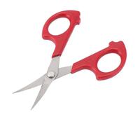 TOPINCN 6pcs Comfortable Handle Crafting Threading Scissors Stainless Steel Vane/Wing for School Office Supplies (PIN-1663)