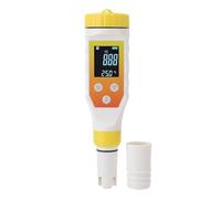 TOPINCN 7 in 1 Water Quality Tester, PH EC TDS Hydrogen ORP Salinity Temp Meter Digital Water Tester for Drinking Water Aquariums Pools, Pool Water Tester with Backlit Display
