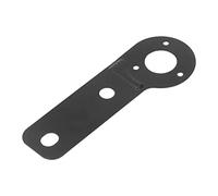 TOPINCN 7 Pin Trailer Wire Connector Socket Mount Plate Hitch Tow Bar Power Socket Bracket, Steel, Ideal for Trailers