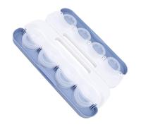 TOPINCN 8 in 1 Dumpling Maker Dumpling Press Dumplings Wrapper Press Ravioli Mold with Spray Bottle for Chinese Food Home Kitchen Family (Light Blue)
