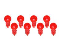 TOPINCN 8 PCS Chicken Water Cups Automatic Waterer Poultry Drinking Bowl with Detachable Design for Chickens Ducks Geese Farm