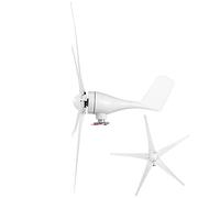 TOPINCN 800W Wind Generator 5 Vane/Wing Small Wind Turbines Kit Low Vibration Industrial Energy Equipment for Terraces/Houses, 23.6" Blades (48V)