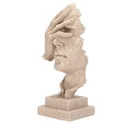 TOPINCN Abstract Sculpture Decorations Gifts Ornaments Character Artwork Statue Simple European Straightforward The Head Thinker