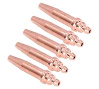TOPINCN Acetylene Cutting Nozzle Efficient Copper Cutting Tips for Integrated Machine 2# G02-2, 280-350mm/min, Pack of 5, for Torch Consumables