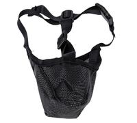 TOPINCN Adjustable Dog Muzzle, Soft Mesh Muzzles Anti Biting Breathable Mesh Pet Mouth Cover Air Muzzle for Small Medium Large Dogs Outdoor Walking Training (L)