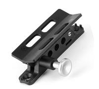 TOPINCN Adjustable Fire Extinguisher Mount Bracket Fit for Jeep Wrangler Sport/ JK/ Sahara, with 4 Iron Beads, Fits Fit for RZR 900 S900 900 Trail, Nylon + Aluminium, Silver (Silver)