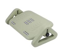 TOPINCN Adjustable Foot Rest Under Desk, Footrest Stool Portable Lightweight Plastic Footrest with Non Slip Bottom and Rollers for Office Home Travel