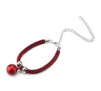 TOPINCN Adjustable Nylon Necklace for Small Pets with an Extension Chain for Kitten Safety and Style (Jian Hong)