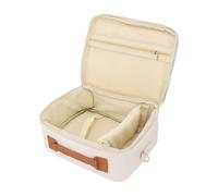 TOPINCN Adjustable Strap Handle Zipper Camera Case for CP910 1200 1300 DSLR with Quick Access for On-the-Go Photographers (Beige)