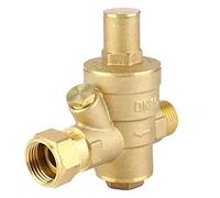 TOPINCN Adjustable Water Pressure Reducing Valve Brass Regulator for Water Purifier Solar Energy Gas Heater 1/2 Inch