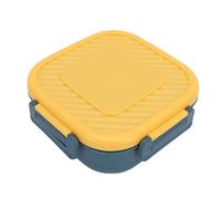 TOPINCN Adult Lunch Box, Lunch Container, Smart Multi Compartment Box, Microwave Safe Proof, with Secure Lid for School Office, 1300ml 5 Compartments (Blue and Yellow)