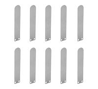 TOPINCN Air Compressor Valve Plate Tongue Shape Intake and Exhaust Accessories for 80mm Cylinder, Cast Iron Material, 10Pcs Set for Maintenance (80 air Intake Feature Film)