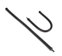 TOPINCN Air Stone Bubble Bar, Durable Oxygen Diffuser Tube, Provides Oxygen Aeration for Fish Tanks, Black, 2 Pcs, 32cm