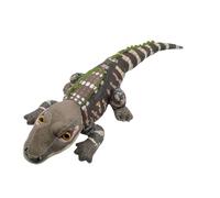 TOPINCN Alligator Plush, Plush Gator Toy, Soft Lifelike Stuffed Animal with Adorable Cartoon Design, for Home Decor and Children Play Gift 70x20 5cm (Brown)