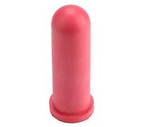 TOPINCN Animal Feeding Supplies Red Rubber Dairy Nipples Suitable for Calves 5pcs Pack 10cm Length