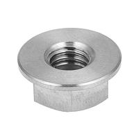 TOPINCN Anti-corrosion Titanyl Hole-flange-block Nut Reduce the Replacement Accessories for Bicycle and Motorcycle M5 M8 M10 M14 (M6X1.0)