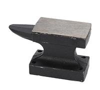 TOPINCN Anvil Horn Cast Iron 1lb Bench Hardened Forge Tool for Pressing Pile, Metal Smithing, Jewellery Crafts 2.36 X 1.38in Black