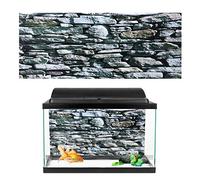 TOPINCN Aquarium Decorative Sticker Lifelike Colorful Background for Fish Tank PVC Material Available in 4 Sizes (122 * 50cm)