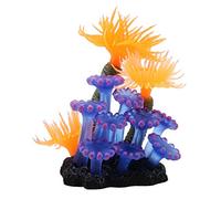 TOPINCN Artificial Coral, Aquarium Fish Tank Simulation Silicone Plants Flower Plastic Soft Sea Anemone Landscape Decoration 2.4 * 2.0 * 3.1inch