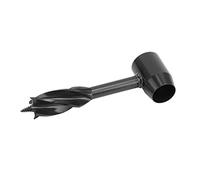 TOPINCN Auger Drill Bit High Hardness Multifunctional Hand Twist Tool for Woodworking Projects Made of Carbon Steel (Black)