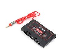 TOPINCN Auto Tape Adapter with 3.5 Mm Audio Intake for MP4 MP3 Player, Transparent Sound Card Adapter for the Car, Retro Design for Phone Phone