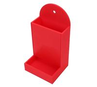 TOPINCN Automatic Chicken Grit Feeder Gravity Poultry Feeder Hanging Chicken Plastic Red with Wide Mouth Easy Fill Sealed Design for Chickens Ducks Small Medium Poultry