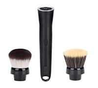 TOPINCN Automatic Makeup Brush Set with 2 Speed Settings - One-Touch Operation, Fiber Hair Brush Heads - Compact & Lightweight Electric Makeup for Daily, USB Rechargeable Tools