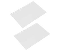 TOPINCN B5 Translucent Rollable PP Paper Cover for Reports and Presentations 50pcs, Flexible and Lightweight Hole Page Protector for DIY Tasks, Suitable for Preserving Important Documents and (White)