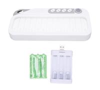 TOPINCN Baby Piano Toy, Interactive Touchscreen Musical Keyboard for Early Learning, Light Up Musical Toy Instruments Rechargeable Educational Piano Keyboard for Boy & Girl (White)