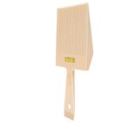 TOPINCN Barber Flat Top Combe Easy to Use Styling Tool for the Flat Head of Men, Light Haircut Comb for Precise Haircuts, Beige Color
