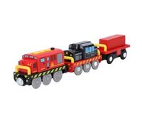 TOPINCN Battery Operated Locomotives Set Motorized Magnetic Connection Engine Toy with Electric Engine for Home Outdoor Play