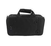 TOPINCN Bb Clarinet Case Water-Resistant Gig Bag with Foam Padding for Musicians Black 600D 1 Unit
