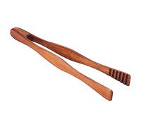 TOPINCN BBQ Cooking Tongs Wooden Clip Buffet Food Tongs Bread Steak Kitchen Clamp Serving Tool