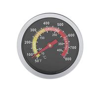 TOPINCN BBQ Thermometer, Digital Instant Read Meat Thermometer Round Hood 50~800℉ Stainless Steel Smoker Thermometer Temperature Gauge for Barbecue Cooking