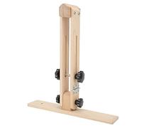 TOPINCN Beech Wood Leather Stitching Pony Fast Rotating Horse Clamp Hand Stitched Craft Versatile Hand Sewn Wide Mouth Clamp Vertical Leathercraft Accessories