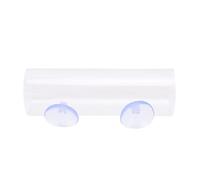 TOPINCN Betta Fish Tunnel Resting Tube for Bettas with Suction Cup Transparent Hollow Fish Tank Accessories for Hiding Playing Breeding (Large Size 58mm)