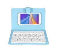 TOPINCN Bluetooth Keyboard Case Cover with Stand, Detachable Magnetic Keyboard Tray, Slim Portfolio Design for Scratch Protection, Compatible with/iOS Phones, Ideal for On-the-Go Typing and Movie