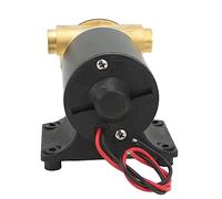TOPINCN Boat Self Priming Impeller Bilge Pump Easy Operation 6GPM for Boat Owners Brass Stainless Steel Rubber (12V)