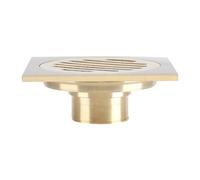 TOPINCN Brass Bathroom Shower Floor Drain Strainer with Unique Drainage Exit for Easy, 3.94'' * 1.57'', Great for Kitchen, Garage