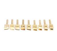 TOPINCN Brass Leather Soldering Iron Tips 9 Pcs Durable Set for Leather Edge Finishing 1-9mm