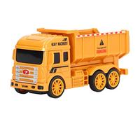 TOPINCN Building Vehicle Toy Durable Mini Inertial Engineering Toy Car for Birthday Present, Plastic Material (Throwing truck [Inertial Power])
