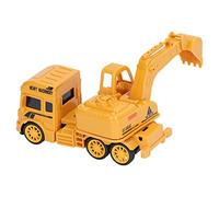 TOPINCN Building Vehicle Toy Durable Mini Inertial Engineering Toy Car for Birthday Present, Plastic Material (Excavator [Inertial Power])