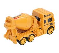 TOPINCN Building Vehicle Toy Durable Mini Inertial Engineering Toy Car for Birthday Present, Plastic Material (Clay tanker [Inertial Power])