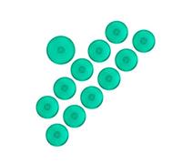 TOPINCN Button Cover Durable Mechanical Push Button for Sallybox, Cherry, Glorious Switches 12pcs for Fightbox, Anti Slip ABS (Green)