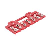 TOPINCN Cabinet Handle Install Template Tool Durable Aluminum Alloy Hole Drilling Guide for Woodworking Applicable for Cabinet Door Installation