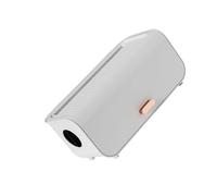 TOPINCN Cable Management Box, Cord Hider, Protection Cord Organizer Container, Plastic Wire Hider Box with Flip Cover & 2 Open Slots for TV Computer Desk Cables Adapters Wires (White)