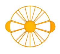 TOPINCN Cake Portion Marker Round 10/12 Piece Slice Cutter Bread Divider, Food Grade Baking Tool for Time Saving, Uniform Cutting, Ergonomic Handle (Yellow 126g/4.4oz)280))