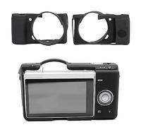 TOPINCN Camera Protective Case Durable Soft Silicone Dust Proof Shell for A5000 A5100, Anti Slip Camera Silicone Case for Travel Outdoor Photographers